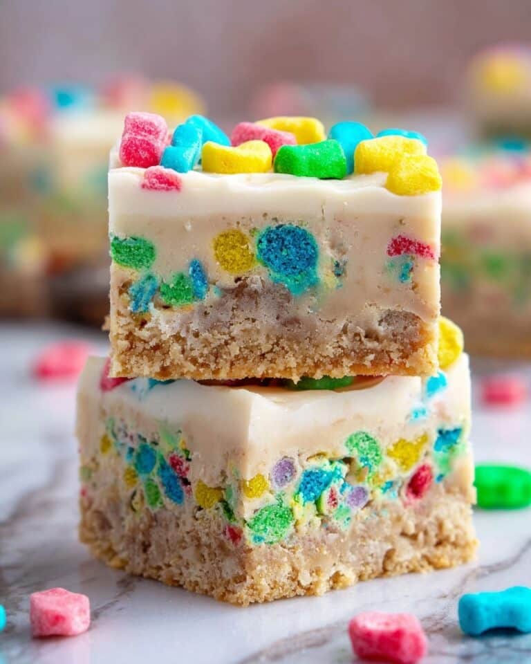Lucky Charms Cookie Dough Bars Recipe