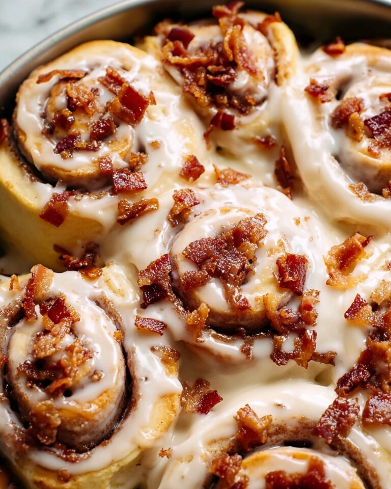 Bourbon Maple Bacon Cinnamon Rolls Recipe