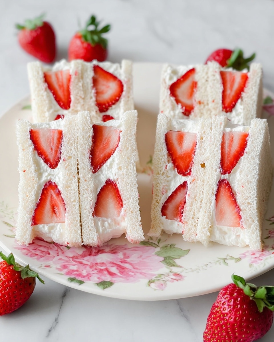 Strawberry Cream Sandwiches Recipe - Recipe Image